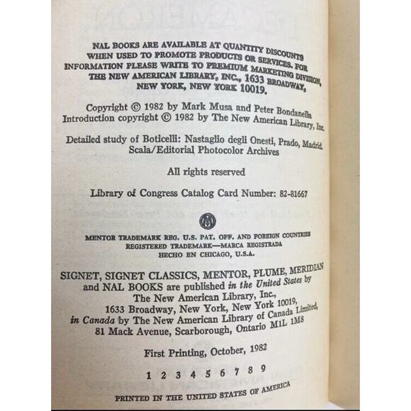 The Decameron of Giovanni Boccaccio by Richard Aldington 1982 1st Printing PB Ra - Picture 3 of 7